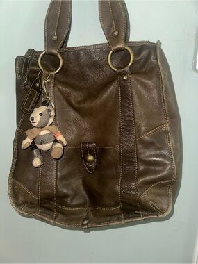 Italian Leather Olive Green Hobo Bag Caterina Lucchi